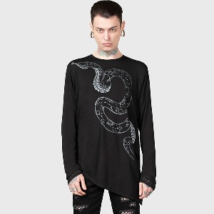 [킬스타] KILLSTAR 아니리다이 파이프뱀 남여공용 티셔츠 (90, 110)